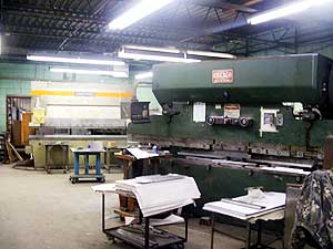 CNC Break Bending - Brake presses ranging from 6 ft. to 12 ft., up to 155 tons