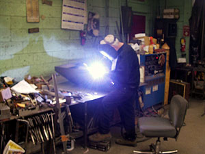 Welding - Certified welders handling all types of welding in steel, stainless steel and aluminum. Certified to MIL-STD 1595A & 2219 and AWS D17.1